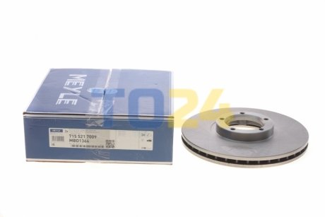 Тормозной диск (передний) MEYLE 7155217009 (фото 1)