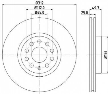 Тормозной диск MDC1706C