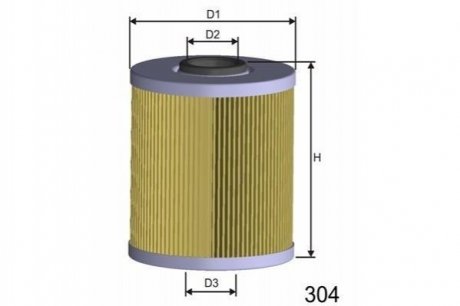 Топливный фильтр MISFAT F105 (фото 1)