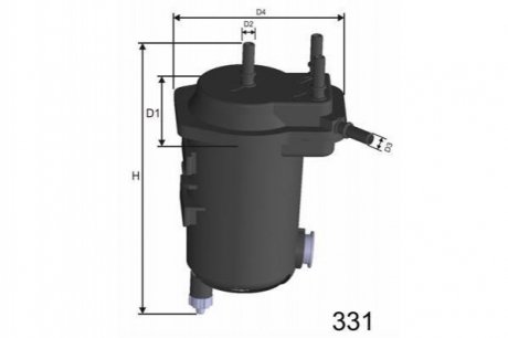 Топливный фильтр MISFAT F113A (фото 1)