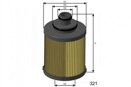 Масляний фільтр MISFAT L114 (фото 1)