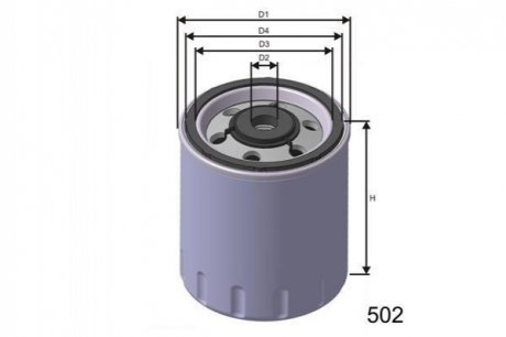 Топливный фильтр MISFAT M321 (фото 1)