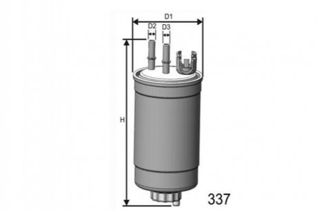 Топливный фильтр MISFAT M412 (фото 1)