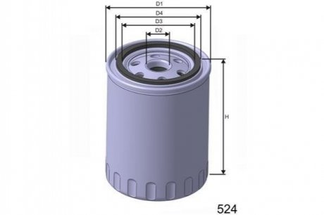 Масляний фільтр MISFAT Z417 (фото 1)