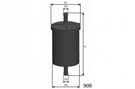 Топливный фильтр MISFAT E562 (фото 1)