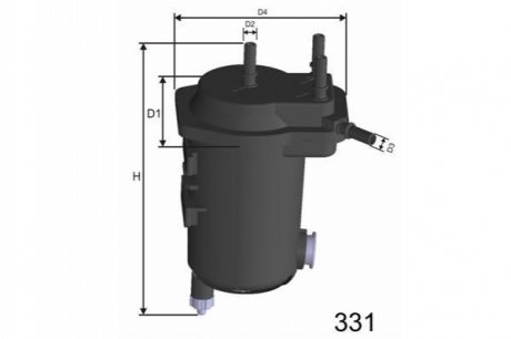 Фільтр палива MISFAT F114A (фото 1)