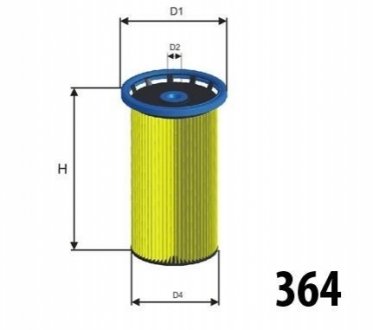 Фільтр паливний VAG 1,6Tdi 12- F134