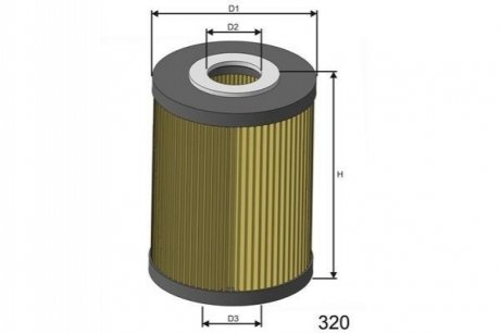 Масляний фільтр MISFAT L035 (фото 1)