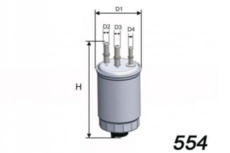 Топливный фильтр MISFAT M294 (фото 1)