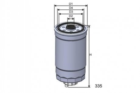 Топливный фильтр MISFAT M324 (фото 1)