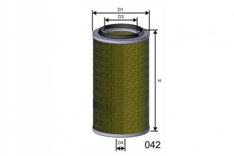 Фільтр додаткового повітря R224