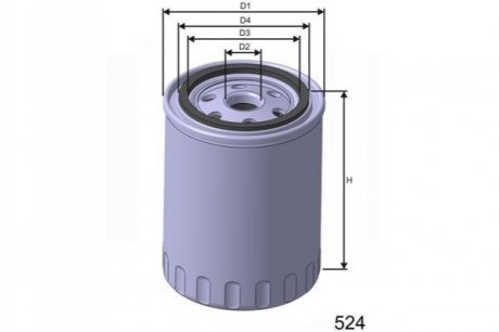 Масляний фільтр MISFAT Z200 (фото 1)