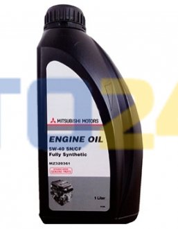 Олива моторна синтетична Mitsubishi "ENGINE OIL 5W-40", 1л MZ320361