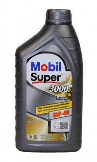 Моторна олива Mobil Super™ 3000 X1 Diesel 5W-40 1 л 152063