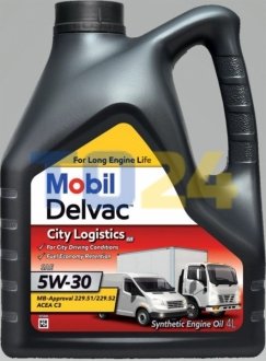 Олія моторна Mobil Delvac City Logistics M 5W-30 (4 л) 153904