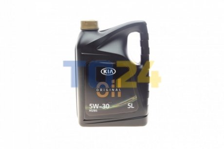 Масло моторное синтетическое Kia "Original Oil 5W30 A5/B5 benzin", 5л 214354