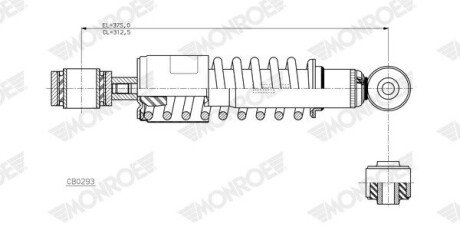 Амортизатор кабіни CB0293