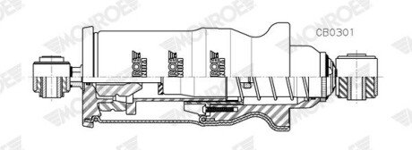 Амортизатор кабіни MONROE CB0301 (фото 1)