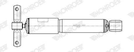 Амортизатор газомасляний G2257