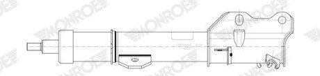 Амортизатор газомасляний G8822