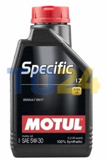 Масло моторное MOTUL Specific 17 SAE 5W30 (1L) 102301