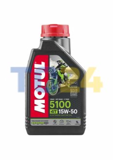 Моторное масло 4T 15W50 (1L) MOTUL 104080 (фото 1)