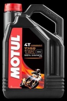 Моторное масло синтетическое 4T 10W60 (4L) MOTUL 104101 (фото 1)