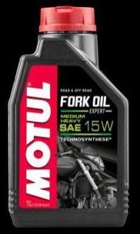 Масло вилочное "Fork oil expert medium/heavy 15W", 1л (101138=) MOTUL 105931 (фото 1)