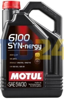 Масло моторне 6100 Syn-nergy SAE 5W30 4L 107971