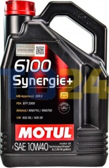 Масло моторне 6100 SYNERGIE SAE 10W40 (5L) 108647