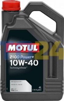 Олива моторна напівсинтетична Motul "2100 Power Plus 10W-40", 4л (100017=397707) 109461