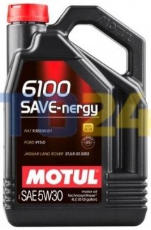 Моторна олива 6100 Save-nergy SAE 5W30 (4L) MOTUL 812450 (фото 1)