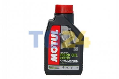 Олія вилочна Fork Oil Expert Medium SAE 10W (1L) MOTUL 822201 (фото 1)
