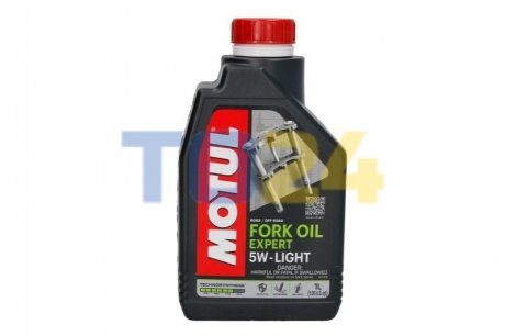 Масло вилочное Fork Oil Expert Light SAE 5W (1L) MOTUL 822301 (фото 1)