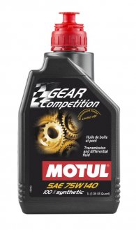 Олія трансмісійна MOTUL Gear Competition SAE 75W140 (1L) 823501