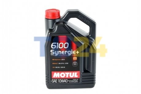 Моторна олива 6100 Synergie+ SAE 10W40 (4L) MOTUL 839441 (фото 1)