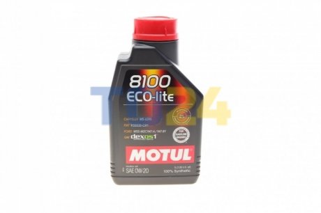 Моторна олива MOTUL 8100 Eco-lite SAE 0W20 (1L) 841111
