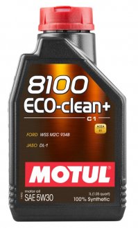 Масло моторное MOTUL 8100 Eco-clean+ SAE 5W30 (1L) 842511