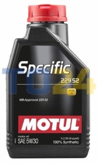Моторна олива Specific 229.52 SAE 5W30 (1L) MOTUL 843611 (фото 1)