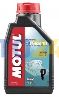 Масло моторное Outboard 2T (1L) MOTUL 851811 (фото 1)