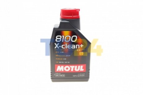 Масло моторное MOTUL 8100 X-clean+ SAE 5W30 (1L) 854711