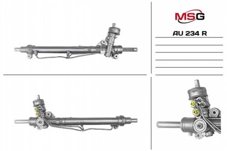 Рульова рейка з ГПК відновлена  AUDI A4 (8E2, B6) 00-04,A4 Avant (8E5, B6) 01-04,A4 кабрио (8H7, B6, 8HE, B7) 02 AU234R