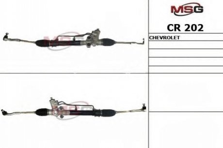 Рулевая рейка с ГУР новая CHEVROLET LACETTI 2005-;DAEWOO LACETTI 2004-,DAEWOO GENTRA 2013- MSG CR202 (фото 1)