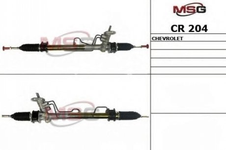 Рулевая рейка с ГУР новая CHEVROLET AVEO седан (T250, T255) 07-,AVEO седан (T300) 11- CR204