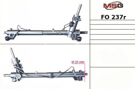 Рулевая рейка с ГУР восстановленная FORD FOCUS C-MAX 03-07,FOCUS II (DA_) 04-,FORD KUGA 08-TRW FO237R