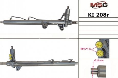 Рулевая рейка с ГУР восстановленная KIA SORENTO I (JC) 02-09 KI208R