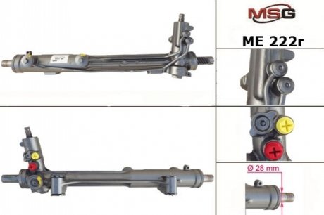 Рулевая рейка с ГУР восстановленная MERCEDES M W163 2002-2006 ME222R