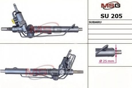 Рулевая рейка с ГУР новая SUBARU Impreza G12 2007-,SUBARU Legacy B13 2003-2009 SU205