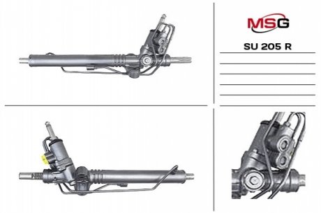 Рульова рейка з ГПК відновлена Subaru Legacy 03-09 MSG SU205R (фото 1)