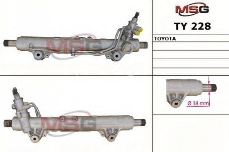 Рульова рейка з ГУР нова TOYOTA LAND CRUISER200 2007-, LEXUS LX570 2007- TY228